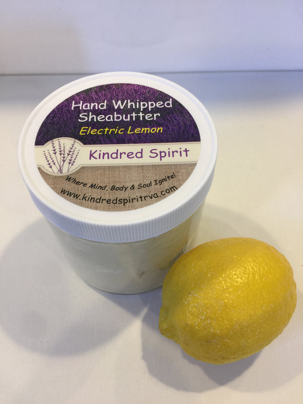 ELECTRIC LEMON Shea Butter- Hand Whipped 